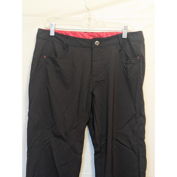 Cloudveil Women's L Black Nylon Spandex Hiking Outdoor Pants Straight‎ Leg - Picture 4 of 10